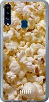 Samsung Galaxy A20s Hoesje Transparant TPU Case - Popcorn #ffffff