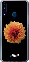 Samsung Galaxy A20s Hoesje Transparant TPU Case - Butterscotch Blossom #ffffff