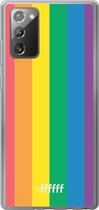 Samsung Galaxy Note 20 Hoesje Transparant TPU Case - #LGBT #ffffff
