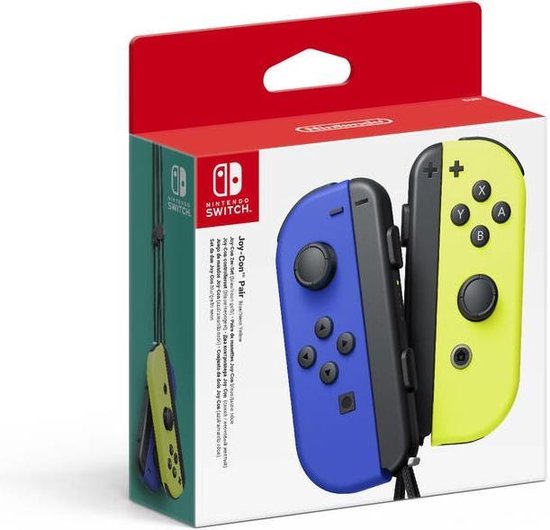 Nintendo Switch Joy-Con Controller paar - Blauw en Neon Geel - Nintendo