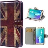 Samsung S6 EDGE PLUS 5.7 Hoesje Wallet Case UK Print