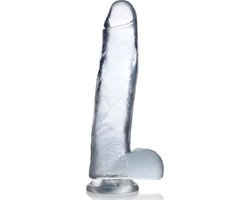 Jock C-Thru Transparante Dildo - 31 cm.