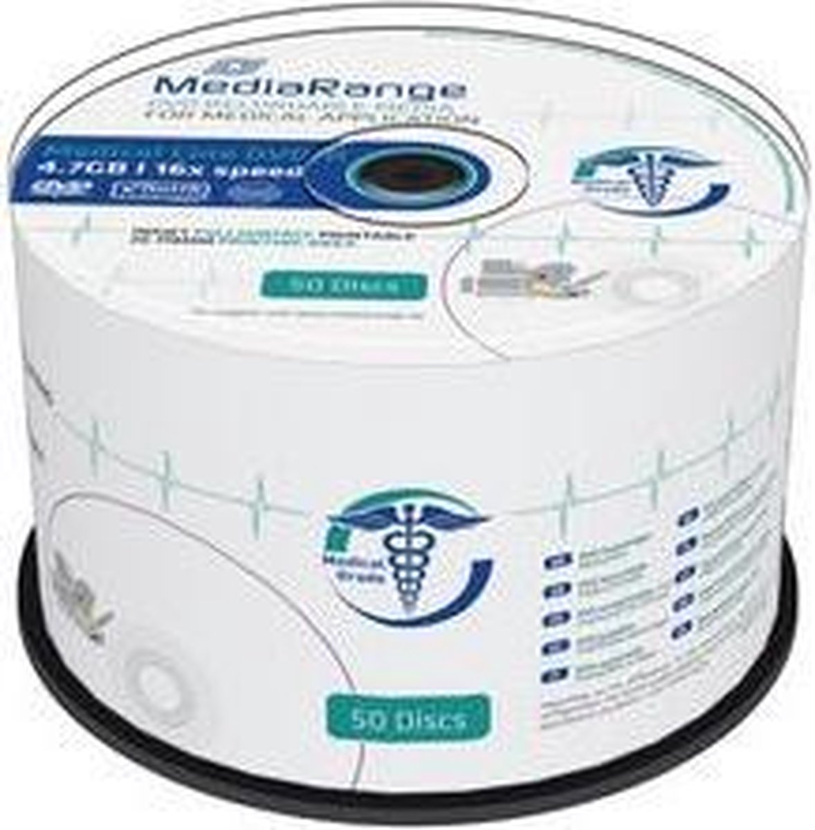 MR429 - DVD-R - 120 mm - Printable - Cakebox - 50 pc(s) - 4.7 GB