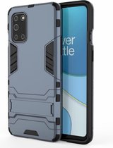 Armor Kickstand Back Cover - OnePlus 8T Hoesje - Blauw