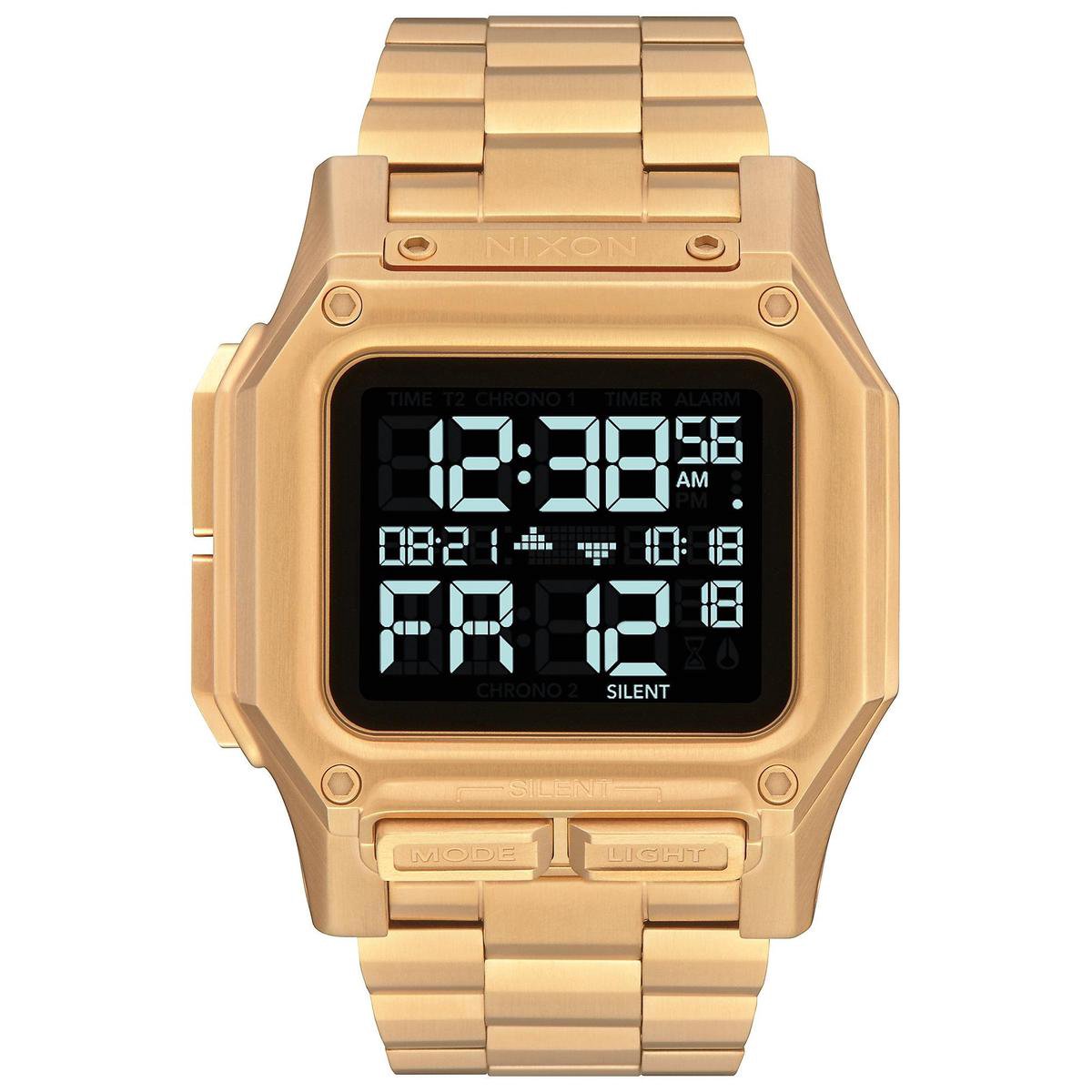 Nixon Heren horloges Digitaal quartz One Size Goud 32011881