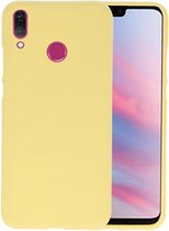 BackCover Hoesje Color Telefoonhoesje voor Huawei Y9 2019 - Geel