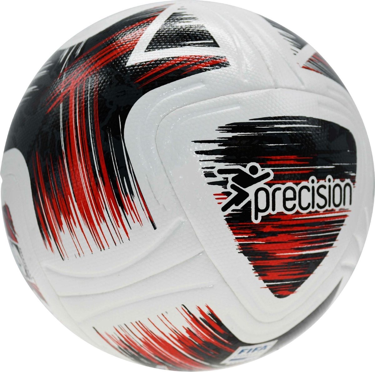 Precision Voetbal Nueno Fifa Latex/polyurethaan Wit/rood Maat 5
