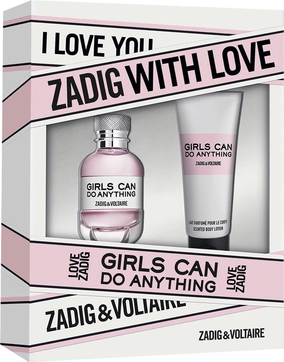 Zadig & Voltaire Girls Can Do Anything Giftset - 30 ml Eau de Parfum + 75 ml Bodylotion - Geurengeschenkset