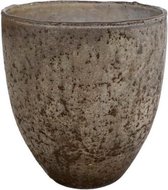 Gifts Amsterdam Theelichthouder Jurgen 12 X 13 Cm Glas Oud Zilver