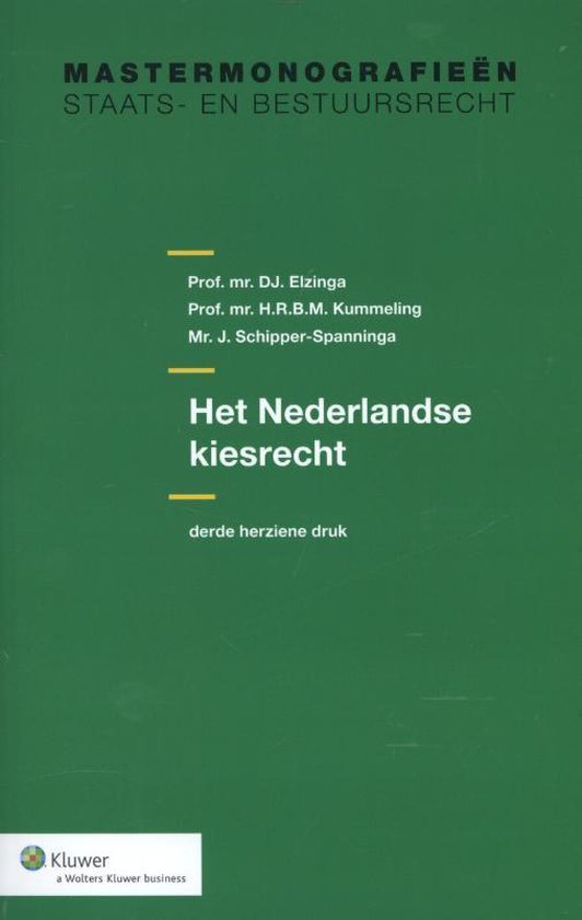 Studiepockets staats- en bestuursrecht 15 - Het Nederlandse  ... - cover