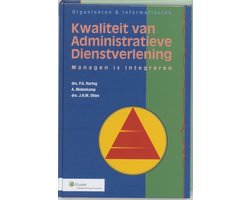 Organiseren & informatiseren 1 - Kwaliteit van administratieve dienstverlening
