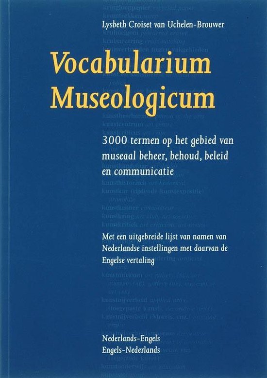 9789059970519 - Vocabularium Museologicum N-E/E-N