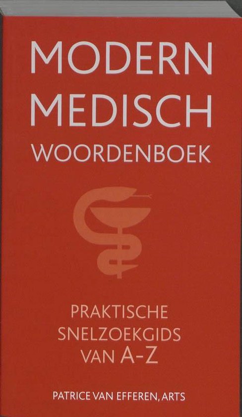Cover van het boek 'Modern medisch woordenboek' van Patrice van Efferen