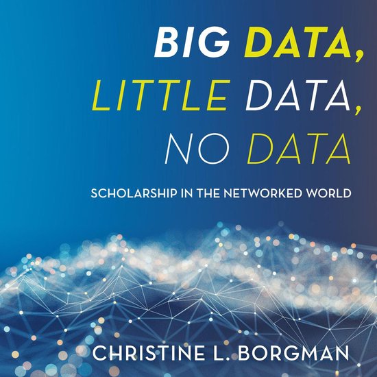 Big Data, Little Data, No Data - cover