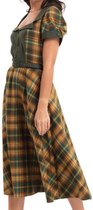 Voodoo Vixen Lange jurk -L- Ella Groen
