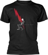 Queens Of The Stone Age Heren Tshirt -L- Lightning Dude Zwart