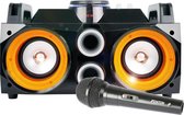 Karaoke set - Fenton MDJ100 Bluetooth karaoke set met karaoke microfoon, echo effect, mp3 speler en LED lichteffect - 100W