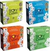 Spellenbundel - Dobbelspel - 4 Stuks - Rory's Story Cubes Actions, Voyages, Primal & Original