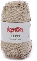 Katia Capri - kleur 67 Licht beige - 50 gr. = 125 m. - 100% katoen