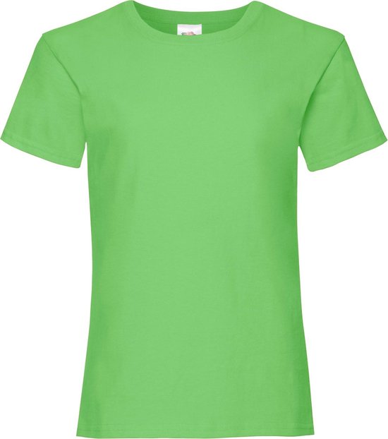 Fruit Of The Loom T-shirt à manches courtes pour Kinder Filles (2 pièces) (Lime)