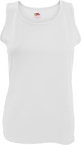Fruit Of The Loom Vrouwen / Dames Mouwloze Lady-Fit Performance Vest Top (Wit)