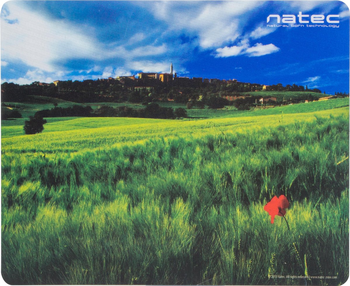NATEC NPF-1403 Muismat 22cm x 18cm Met Afbeelding