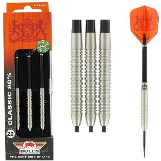 Bull's Classic 80% 22 gram Steeltip Dartpijlen van Bull's — afbeelding 5