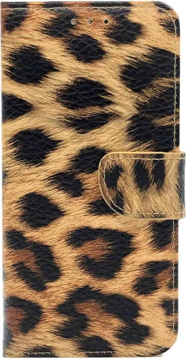 FONU Boekmodel Hoesje Luipaard iPhone 12 Mini
