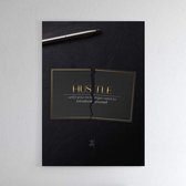 Walljar - Hustle Until - Muurdecoratie - Poster