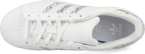 adidas Superstar J Sneakers - Wit/Zilver - Maat 38 2/3 | bol.com