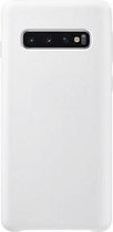 Samsung S10 Plus Siliconen Hoesje Pastelkleur Wit