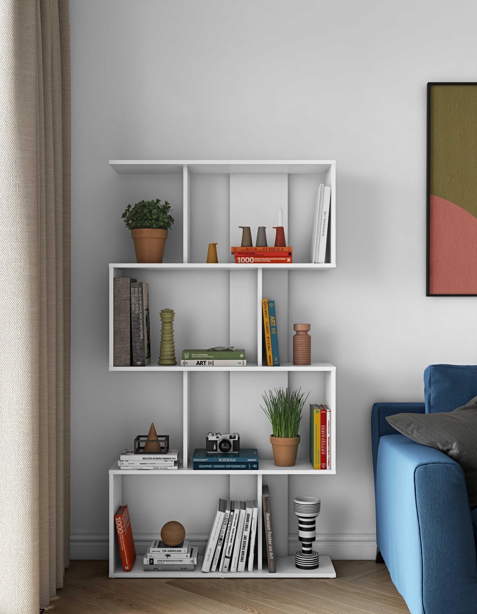 Boekenkast Sigma - Wit