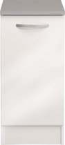 Onderkast Spoon 40 cm met deur - glossy white