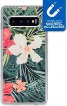 Samsung Galaxy S10 Hoesje - My Style - Magneta Serie - TPU Backcover - Black Jungle - Hoesje Geschikt Voor Samsung Galaxy S10
