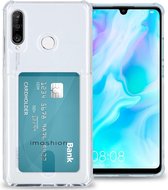 iMoshion Softcase Backcover met pashouder Huawei P30 Lite hoesje - Transparant