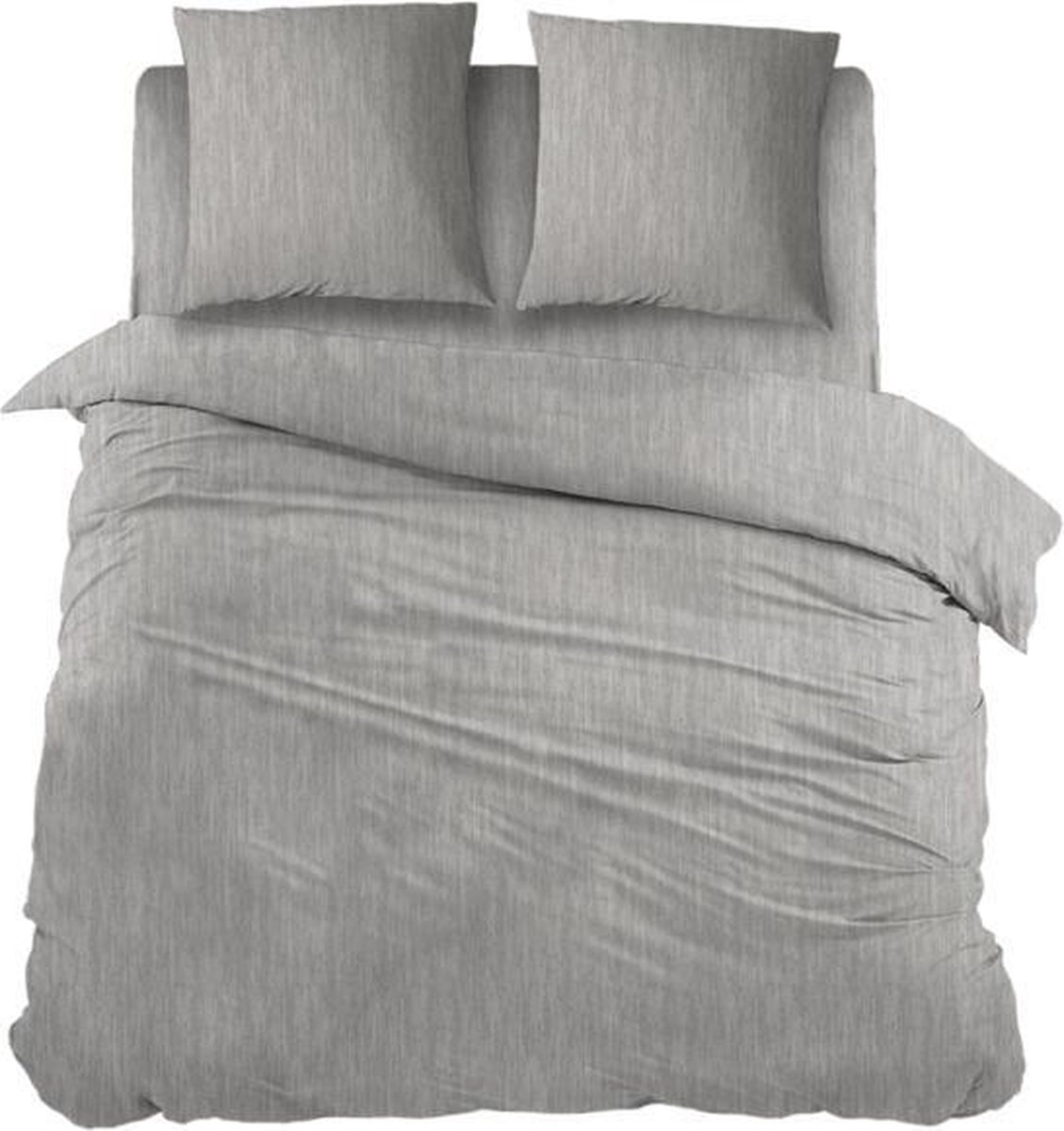 Snoozing Brigitte - Dekbedovertrek - Lits-jumeaux - 240x200/220 cm - Grey