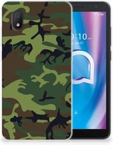 GSM Hoesje Alcatel 1B (2020) Smartphonehoesje Camouflage