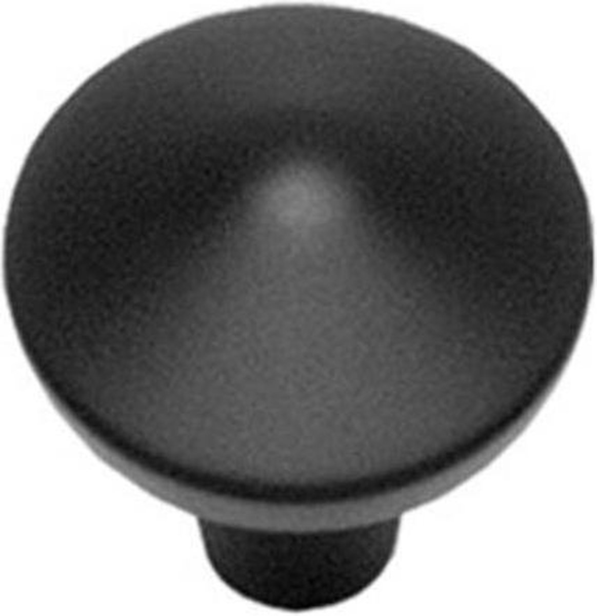 Intersteel Knop punt rond 20mm mat zwart 0023.847890