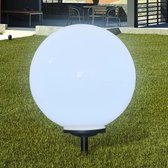 vidaXL - Padverlichting Buitenshuise tuinpad zonne-energie lamp (balvormig) LED 50cm (1 stuk inc. anker)