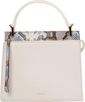 Inyati Dune Top Handle Bag coconut milk/blue snake