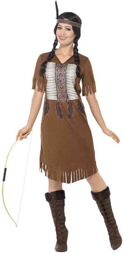 Wild West Indianen kleedje | Verkleedkleding dames maat M (40-42)