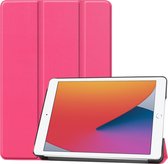 iPad 2020 hoes - 10.2 inch - Tri-Fold Book Case - Magenta