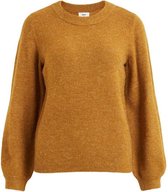 Objeve Nonsia Ls Knit Pullover Noos 23027064 Tapenade/melange