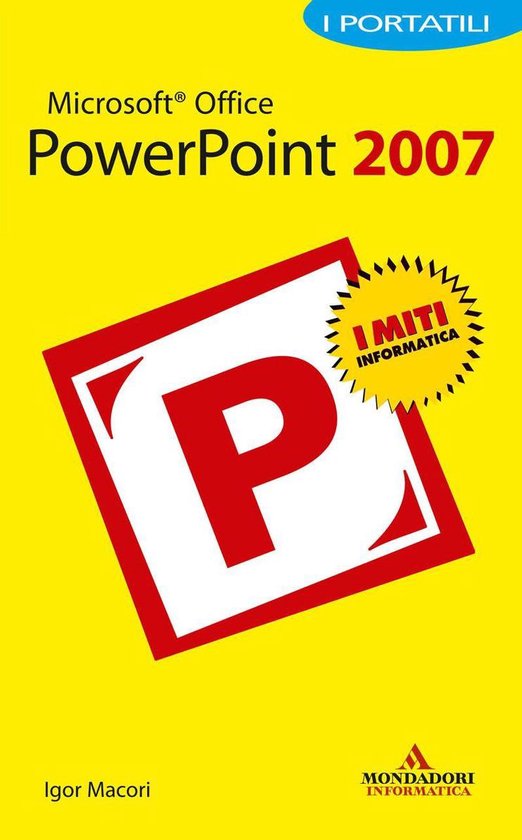 Microsoft Office PowerPoint 2007 I Portatili - cover