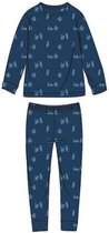 Woody pyjama unisex - kat -blauw - 202-1-PLC-T/984 - maat 140