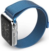 watchbands-shop.nl bandje - bandje geschikt voor Apple Watch Series 1/2/3/4 (38&40mm) - Blauw