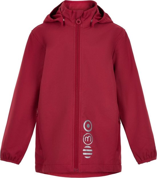 Veste Minymo Softshell Junior Polyester Rouge Taille 128