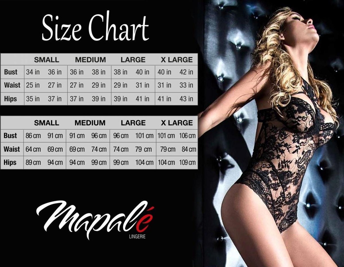 Zwarte korte babydoll - L