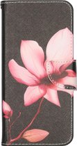 Design Softcase Booktype iPhone 12 Pro Max hoesje - Bloemen