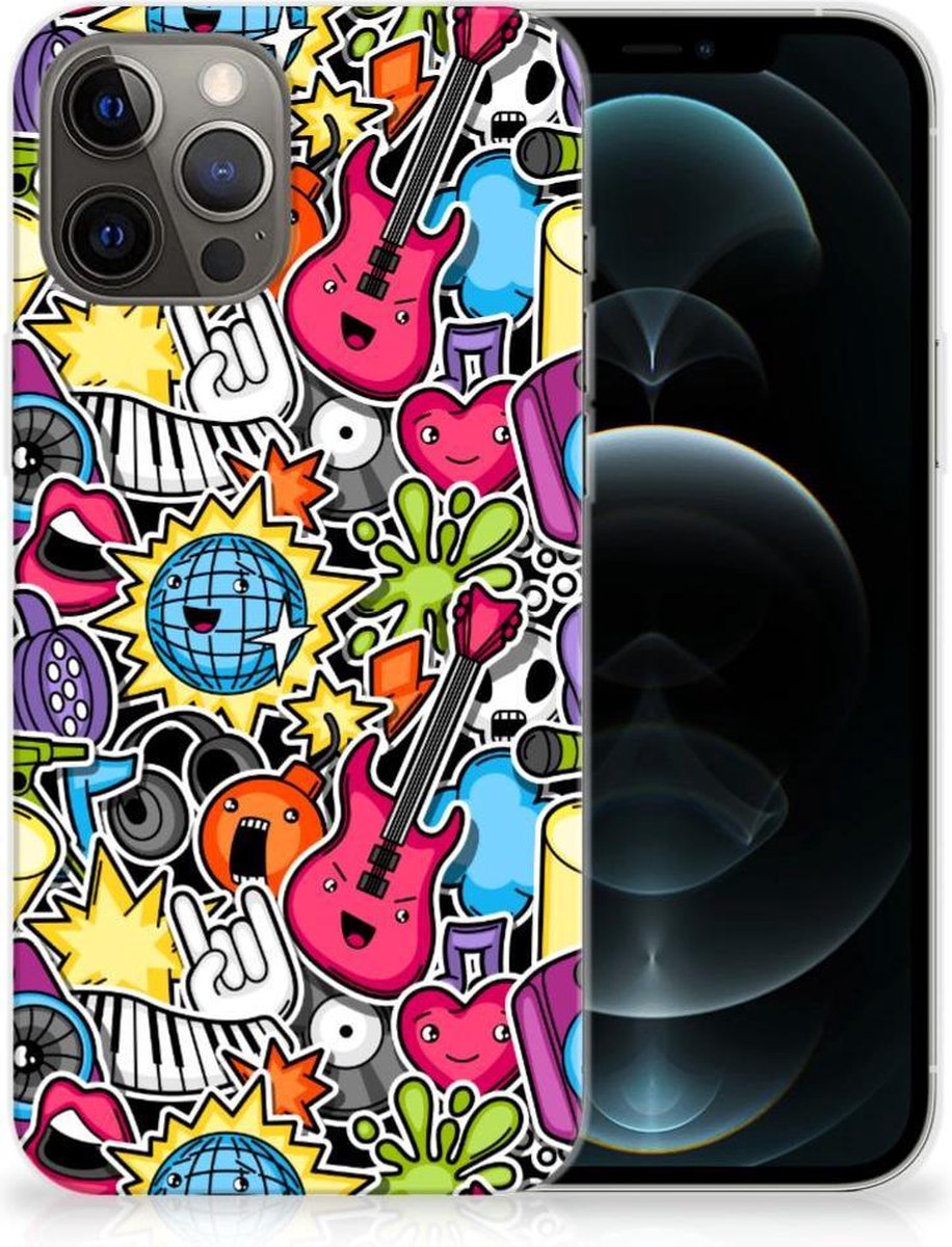 iPhone 12 Pro Max Silicone Back Cover Punk Rock